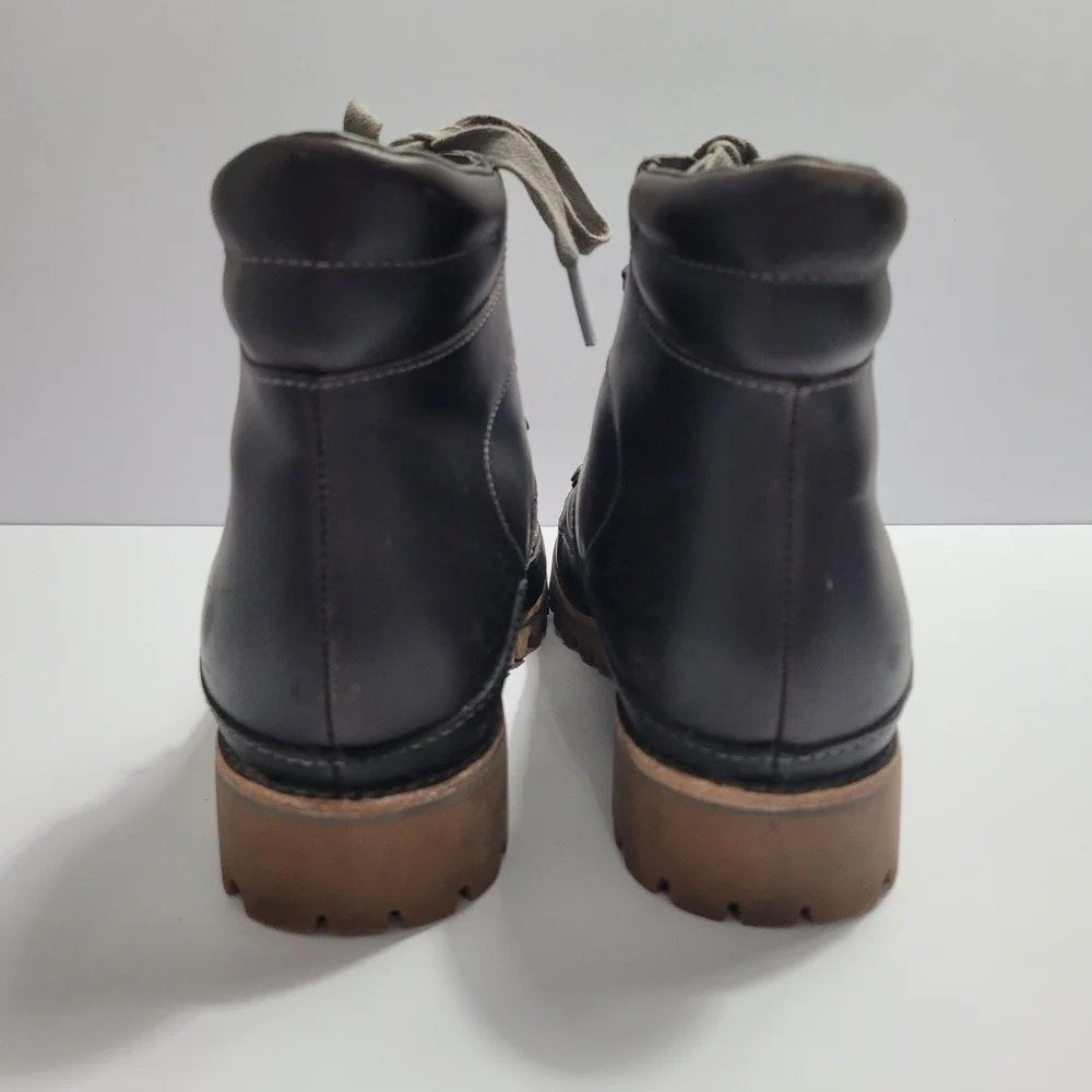 Womens Chaco Black Fields Hiking Lace Up Boots - Picture 6 of 11